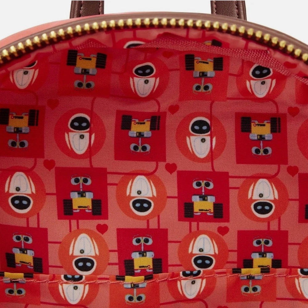 Loungefly PIXAR MOMENTS WALL E DATE NIGHT MINI BACKPACK.
*NEW* - Picture 4 of 8
